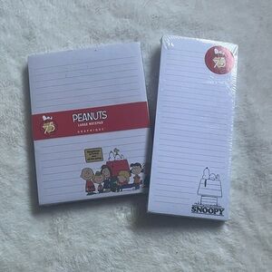 New Peanuts Notepads